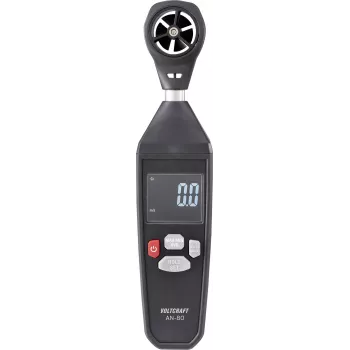 Voltcraft AN-80 Anemómetro 0,3 a 30 m/s velocidad del viento temperatura del aire CFM