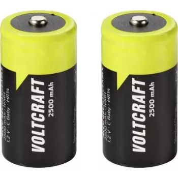 Batería VOLTCRAFT Baby (C) NiMH 2500 mAh 1,2 V Ready to Use, pack de 2 VC-17275475