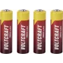 Voltcraft Extreme Power Pilas de litio AA 2900 mAh 1,5 V, pack de 4 (VC-12714140)
