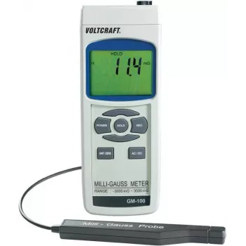 Voltcraft GM-100 Analizador de campo magnético, comprobador de campo magnético