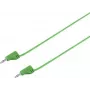 VOLTCRAFT cable de medición altamente flexible conector de láminas de 2 mm a conector de láminas de 2 mm 0,3 m verde MSB-200 2,2 A (VC-8557705)