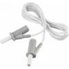 VOLTCRAFT Cable de medición de seguridad altamente flexible [conector de láminas de 4 mm - conector de láminas de 4 mm] 1,5 m Blanco MSB-501 10 A (VC-8063555)