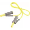 VOLTCRAFT Cable de medición de seguridad altamente flexible conector de láminas de 4 mm a conector de láminas de 4 mm 0,5 m Amarillo MSB-501 10 A VC-8063450
