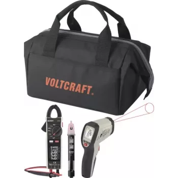 VOLTCRAFT Set de instrumentos de medición HVAC VC-8013705 + VC-14465985 Pirómetro infrarrojo y pinza multímetro