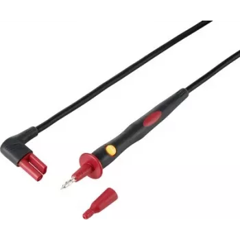 Punta de prueba conmutables Voltcraft IST 3002 CAT II 1000 V 10 A cable de 1,2 m con botón de prueba