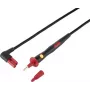 Punta de prueba conmutables Voltcraft IST 3002 CAT II 1000 V 10 A cable de 1,2 m con botón de prueba