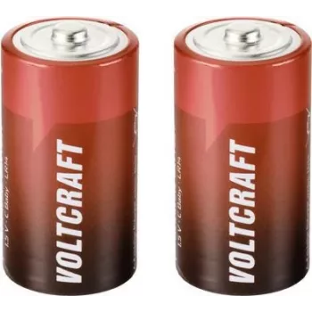 VOLTCRAFT pila alcalina LR14 Baby (C) 7500 mAh 1,5 V pack de 2 (VC-12714180)