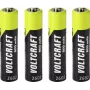 VOLTCRAFT pila Micro (AAA) NiMH 800 mAh 1,2 V Ready to Use, pack de 4 (VC-17275415)