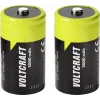 VOLTCRAFT Batería Mono (D) NiMH 5000 mAh 1,2 V Ready to Use, pack de 2 (VC-17275495)