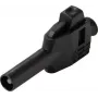 Conector de laboratorio Voltcraft MP-4, recto, banana 4 mm, conexión por tornillo, negro, 50 unidades (VC-17002940)