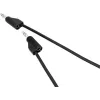 VOLTCRAFT MSB-100 negro 1m cable de medición conector macho banana de 4mm a conector macho banana de 4mm CAT III 1000V CAT IV 600V 19A VC-15443090