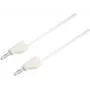 VOLTCRAFT MSB-300-1-WS Cable de medición de seguridad, conector banana de 4 mm a conector banana de 4 mm, 1 m, blanco, CAT III 1000 V / CAT IV 600 V, 16 A