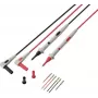 VOLTCRAFT MSL-530 Juego de cables de medición conector banana de 4 mm a punta de prueba 1 m negro/rojo 1 par VC-17766110