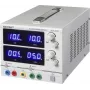 VOLTCRAFT MSP-3010 Fuente de alimentación de laboratorio AC y DC ajustable regulada 0-30 V 0-10 A 2x 300 W conector banana de 4 mm salida dual (VC-17370145)