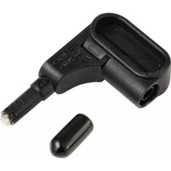 Voltcraft MSS-120 Punta de prueba de seguridad, conector hembra de 4 mm, CAT IV 600 V / CAT III 1000 V, 10 A, Negro VC-17155640