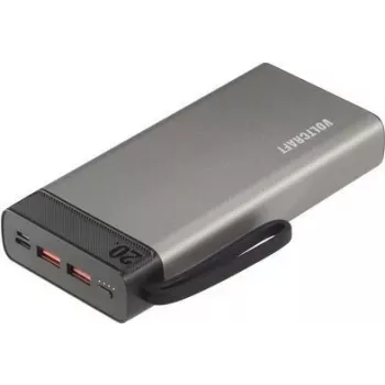 VOLTCRAFT PB-20-PD3.0 Batería externa 20000 mAh Power Delivery LiPo gris-negro VC-12918120