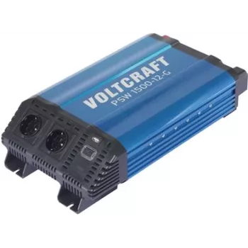 VOLTCRAFT PSW 1500-12-G inversor de onda senoidal pura 1500 W 12 V DC a 230 V AC VC-14490405
