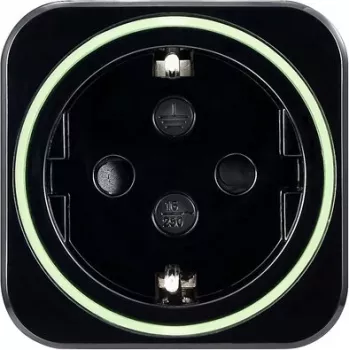 VOLTCRAFT SEM6500 BLACK medidor de consumo eléctrico con enchufe inteligente inalámbrico, registrador de datos, exportación USB, previsión de costes, TRMS, tarifa ajustable VC-15450900