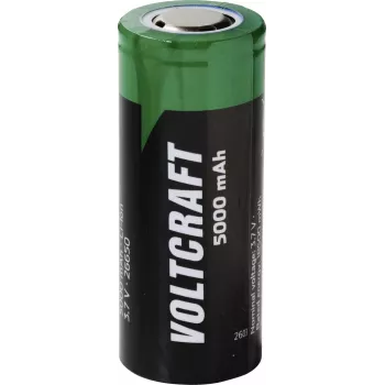 VOLTCRAFT batería especial 26650 Flat-Top Li-Ion 3,7 V 5000 mAh 1 ud. (VC-17666010)