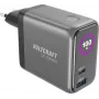 VOLTCRAFT UC-100W01 cargador de pared GaN USB 100W USB-C PD + USB-A negro VC-17776055