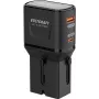 VOLTCRAFT UC-1C1A35W01 cargador de viaje 35W USB-C PD y USB-A Quick Charge, negro, con adaptadores EU/UK/US VC-17792720