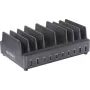 Voltcraft UC-240W01 Estación de carga USB 240W de 10 puertos con 6x USB-C PD y 4x USB-A QC, negro
