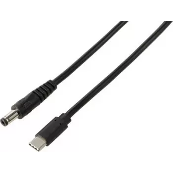 VOLTCRAFT convertidor de tensión USB DC 5,5 x 2,1 mm negro convertidor elevador DC/DC con adaptador DC (VC-18218595)
