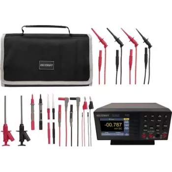 VOLTCRAFT VC-11785300+VC-18652750 cargador inteligente universal para NiMH/NiCd AA, AAA, C, D, 9V con LCD, 4+2 canales, incl. 4x VARTA AA 2100mAh
