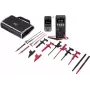 VOLTCRAFT VC-12884330+VC-18652745 Pack de cables USB-C a HDMI y USB-C a USB-C, 2m y 1m, 4K60Hz, 100W PD, negro