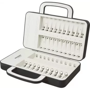 Voltcraft VC-14865480 Cargador de pilas redondas NiMH para AA/AAA, 40 canales