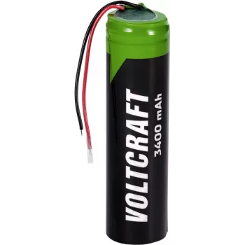 Batería especial Voltcraft VC-18650PCM 18650 con cable, litio, 3,6 V, 3400 mAh (VC-16569875)