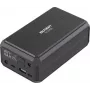 VOLTCRAFT VC-2700 powerbank 27000 mAh USB PD 3.0, USB PD 2.0, PPS, carga rápida Li-Ion negro, carga y descarga simultáneas, indicador de estado (VC-18192885)