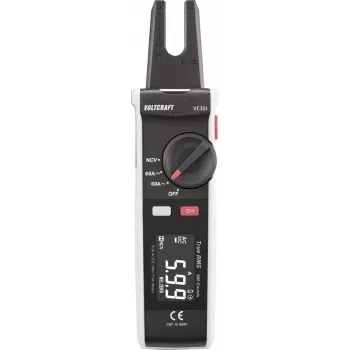 Voltcraft VC-351 Pinza amperimétrica digital CAT III 600 V AC/DC 60 A True RMS 6000 cuentas