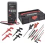 Voltcraft VC-831 Set de multímetro digital True RMS con T-Loc Systainer, cables de medición, pinzas de cocodrilo, pinzas de gancho y sensor de temperatura tipo K 3342859+2181316+1674350+167435
