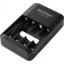 Voltcraft VC-BC-4100 cargador de pilas cilíndricas para NiMH NiZn Li-Ion AA AAA USB-C 4 compartimentos