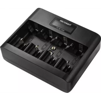 VOLTCRAFT VC-BC-5100 cargador de pilas cilíndricas para NiMH, NiCd, Li-Ion AA, AAA, C, D, 9V VC-17665940