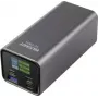 VOLTCRAFT VC-C904 Batería externa 20000 mAh USB PD 100 W gris mate pantalla LCD