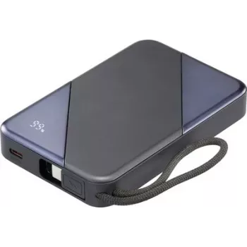 VOLTCRAFT VC-PBP2535CB Batería externa 10000 mAh USB PD 3.0 Li-Ion negra con indicador de estado VC-17288095