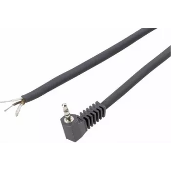 VOLTCRAFT XL-AC25SGW conector jack estéreo de 2,5 mm, 3 polos, conexión por soldadura, niquelado, 1 ud. 93025c204