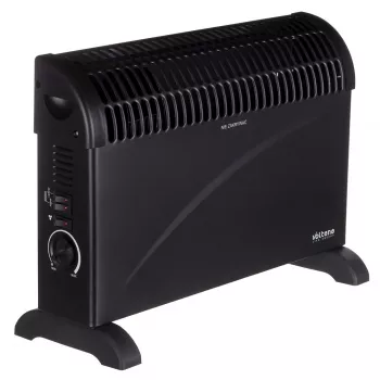 Volteno VO2783 Calefactor de convección 2000W - Calentamiento rápido, termostato regulable, protección contra sobrecalentamiento, de pie, blanco