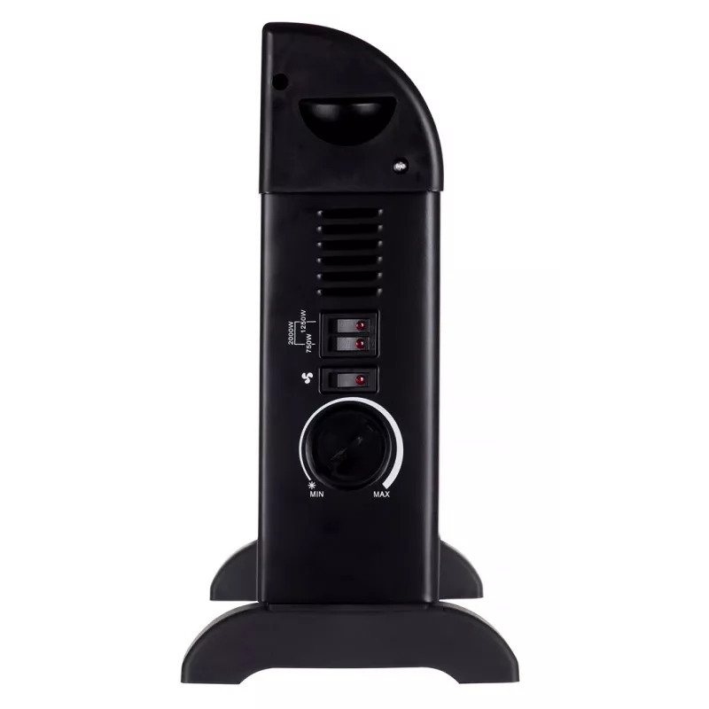 Volteno VO2783 Calefactor de convección 2000W - Calentamiento rápido, termostato regulable, protección contra sobrecalentamiento, de pie, blanco