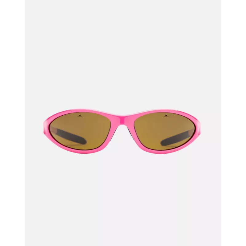 VUARNET A150X072121 Gafas de sol unisex - Montura de acetato rectangular, lentes minerales grises, 60/20/145 mm