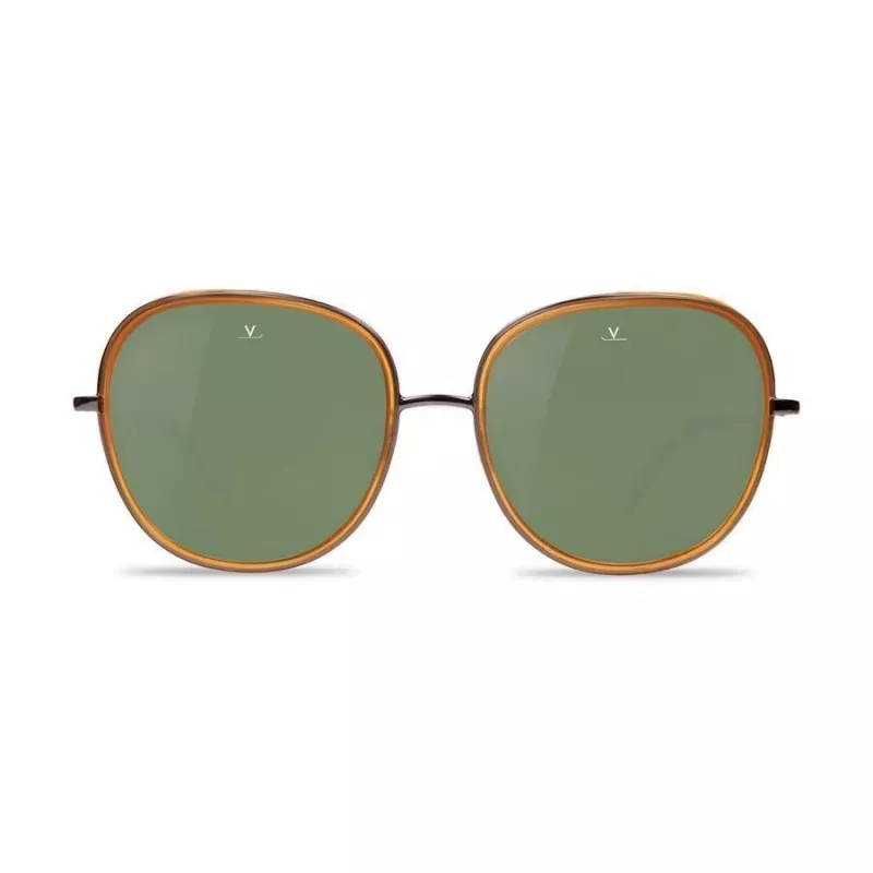 Vuarnet VL1629 Gafas de sol de mujer - Montura de acetato, lentes minerales, ancho de lente 53mm, puente 17mm, varilla 145mm - protección UV400