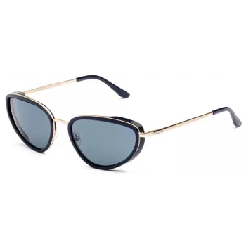 VUARNET Women's Ice Collection Gafas de Sol VL22030004062 - Montura negra mate, Lentes de mineral polarizadas Greylynx - 59/20/145 mm