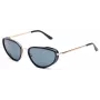 VUARNET Women's Ice Collection Gafas de Sol VL22030004062 - Montura negra mate, Lentes de mineral polarizadas Greylynx - 59/20/145 mm