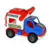 WADER POLESIE ConsTruck Rescue Car azul y blanco 41937