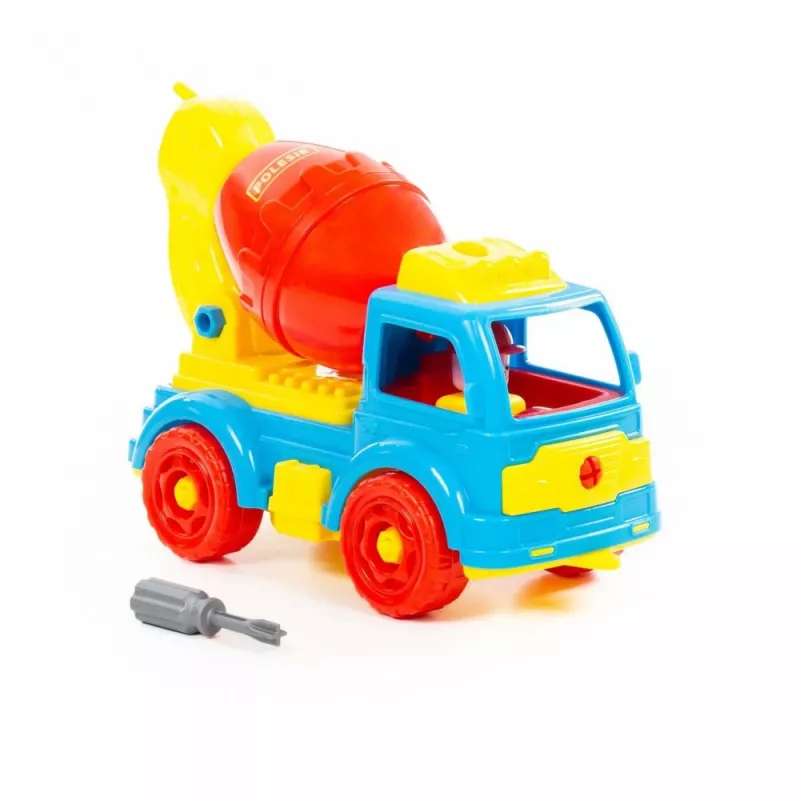 Hormigonera WADER POLESIE Transport DIY Bloques de construcción 29 piezas 84804