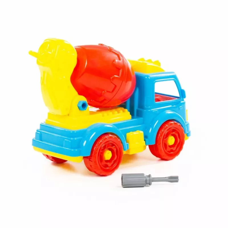 Hormigonera WADER POLESIE Transport DIY Bloques de construcción 29 piezas 84804