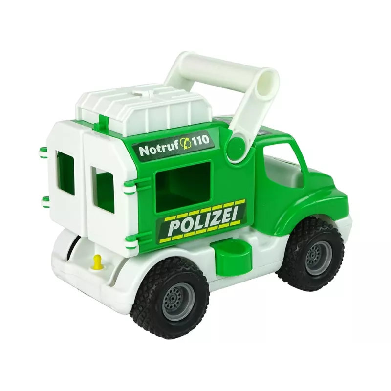 Coche de policía WADER POLESIE ConsTruck Verde 41906