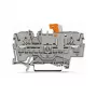 WAGO 2002-1671 Borne de seccionamiento y prueba de 2 conductores con Push-in CAGE CLAMP, gris